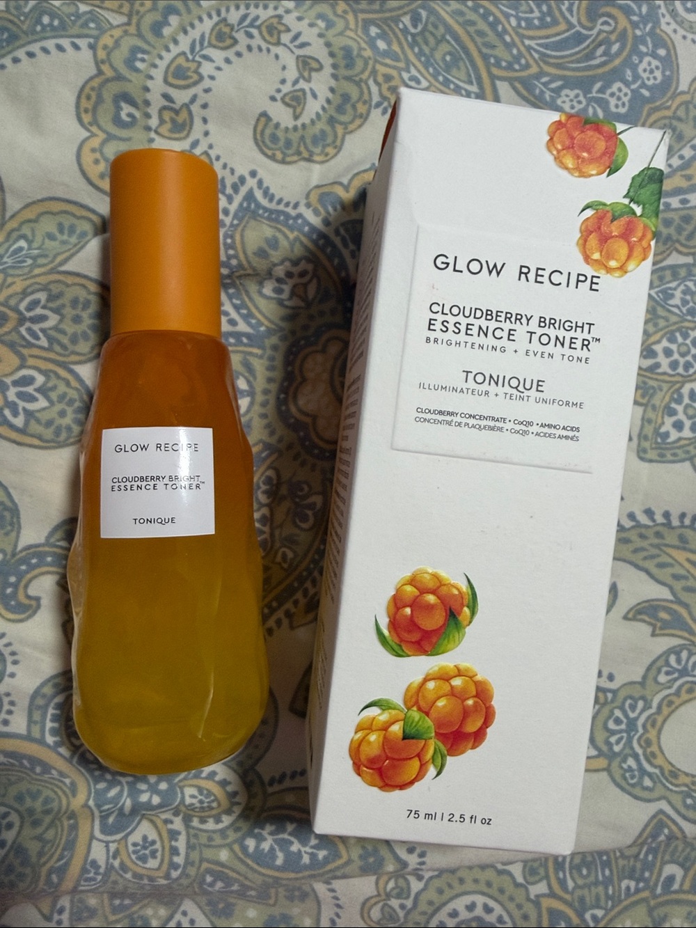 Glow Recipe Toner Bottle in Orange and Yellow